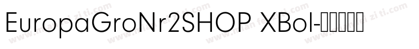 EuropaGroNr2SHOP XBol字体转换